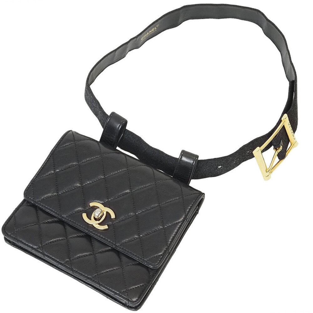 CHANEL Black Fanny Pack